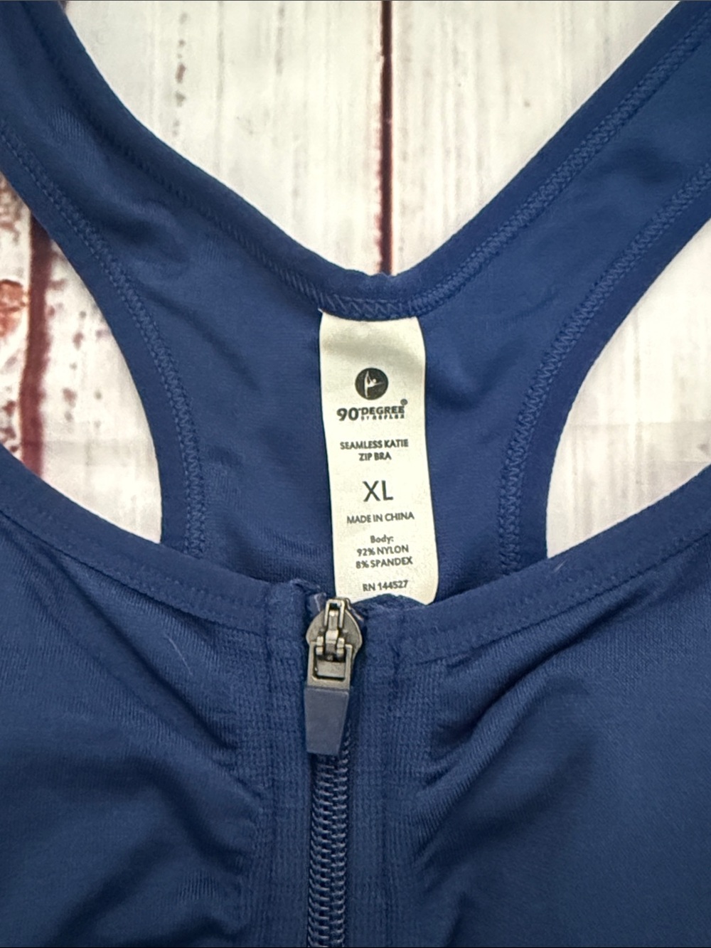 90 Degree By Reflex Front-Zip Racerback Sports Bra XL Bundle - Picture 6 of 14